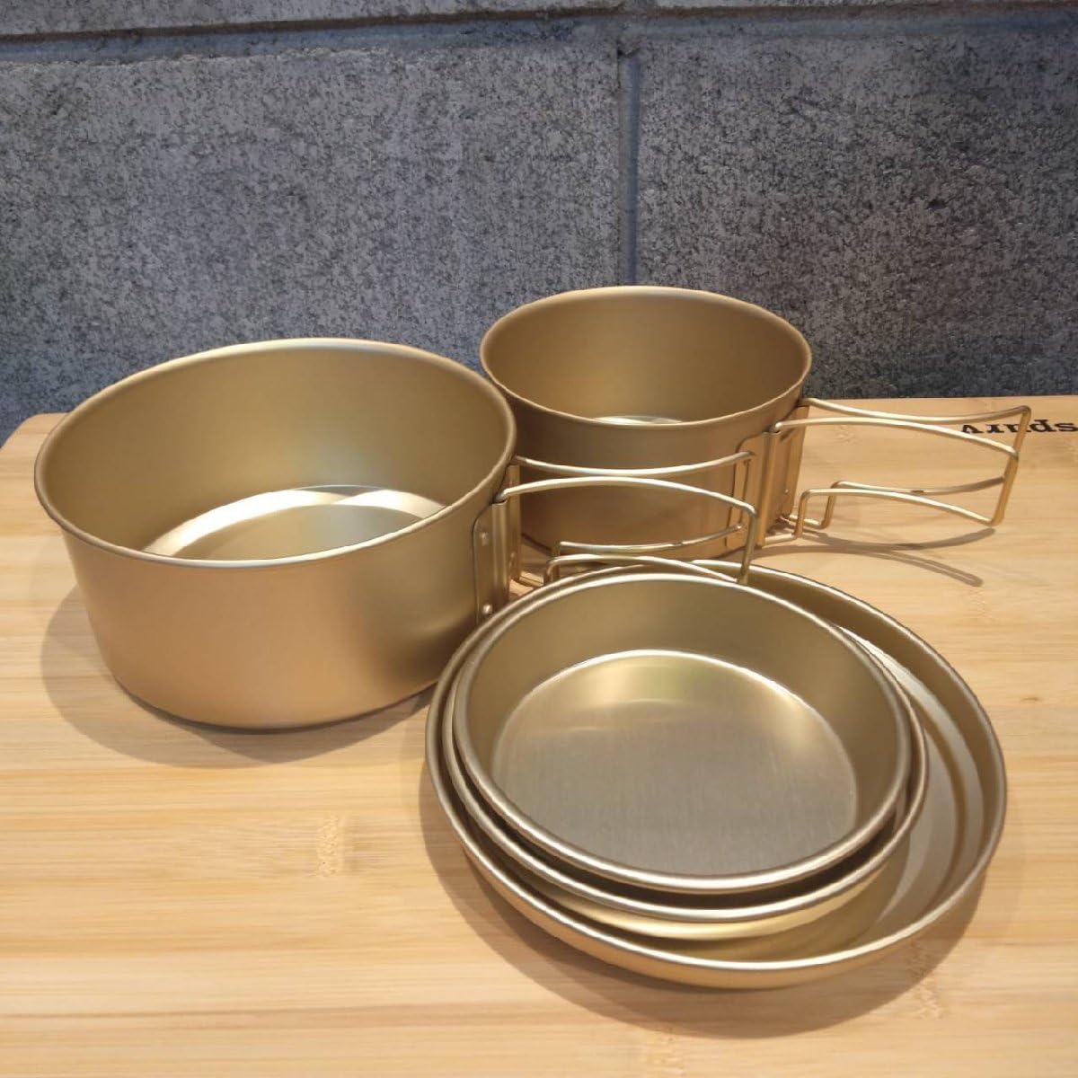 Amazon.co.jp: CAMELGEAR キャンピング アルミ食器5セット